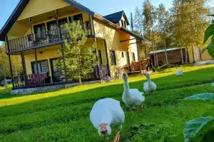 Kottedzh na beregu ozera Cottage, Vazhinskaya Pristan