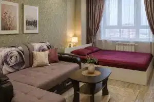 Uyutnaya evrodvushka s beskontaktnym zaseleniem ryadom s Siti Mollom Apartments