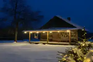 Uyutnyy lesnoy domik so vsemi udobstvami Cottage