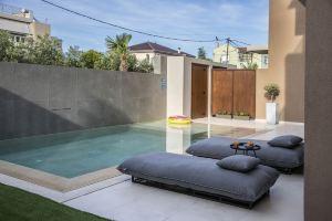 Salina Spa Villas - with Private Heated Eco-Pool, Sauna & Jaccuzi Hot Tub, Volos