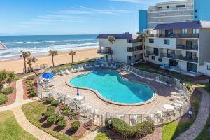 Spacious 3 bd 3 bath unique condo on no drive beach. Lg. deck, for entertaining Apartments, Ormond Beach