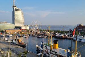 Apartment 21 - unobstructed 180 degree panoramic view from the apartment. Pure luxury., Bremerhaven