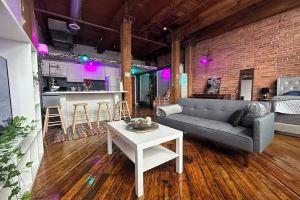 Downtown: Industrial Brick Chill Loft Apartments, Windsor