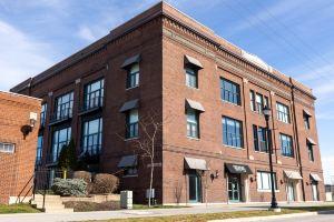 Balcony with Partial Lake View and Pool Access - Charming Condo Escape Apartments, Sandusky