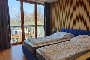 Attic apartment, Strandstr., side view. Sea view, 150 m to the Baltic Sea, renovated in 2025, Kuhlungsborn