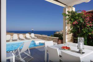 Luxury Villa Blanca with Sea View, Panormos