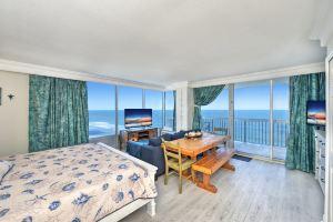 Large Private Balcony and Panoramic Views - Stunning Oceanfront Escape Hotel, Ormond Beach