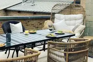 Botanical Loft & Deck — Old Town Apartments, Lansing