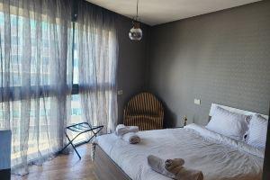 Casablanca Marina one bedroom flat ocean view "69"(شقة بمارينا كازا, فيها بيت نعاس واحد و كتشوف فالبحر "69"), Casablanca