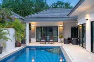 Modern pool villa nature garden and beach - hua hin, Pak Nam Pran
