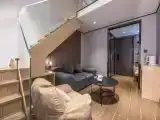 Secluded Loft Double Bed Room with Smart Projection