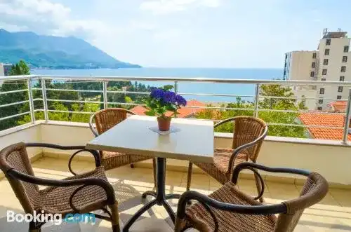 One-Bedroom Apartment with Balcony and Sea View