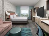 Studio With 1 King Bed, Roll In Shower-Mobility And Hearing Accessible Non-Smoking
