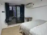 Vision Delight Double Bed Room with Private Bathroom & Balcony [Washing Machine + Fridge + Microwave]
