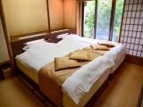 Imperial Japanese Room with Bed and Open-Air Bath