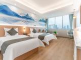 Xiao Ren Guo Light Luxury City-View Twin Room (Sleep Aid Mattress + Leisure Tea Bar + Office Desk and Chair)