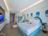 First Class Cabin Family Double Bed Room (Derucci Mattress + Aviation Slide Bunk Bed)