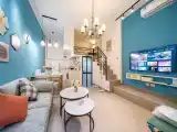 Hong Courtyard | Mediterranean Loft Cozy Family Room