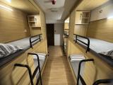 Bed In Goddess Space Capsule Wooden Bed Six-Person Room
