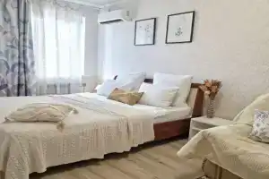 Uyutnyy dom na ulitse Savushkina 6E Cottage