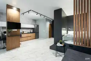 Apartamenty na Dizayn-studiya s basseynom i barbekyu