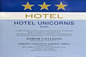 Hotel Unicornis, Eger