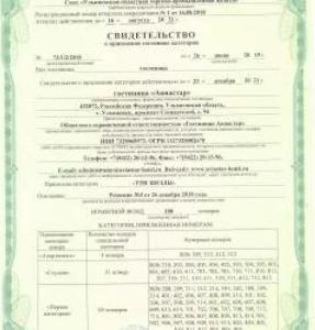 Gostinitsa Aviastar - 20