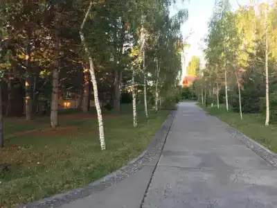 Gostevoi korpus 3 v pansionate " Zolotye peski". Selo Bosteri. Issyk- Kul'. Kyrgyzstan. - 1