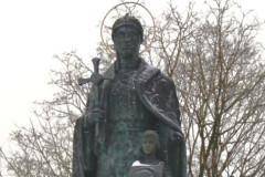Monument to Princess Olga in Pskov